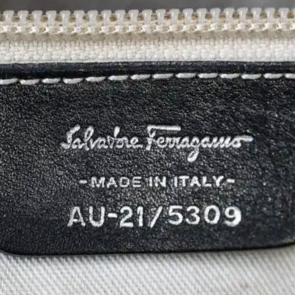 Salvatore Ferragamo mini black leather hand bag - Picture 6 of 7